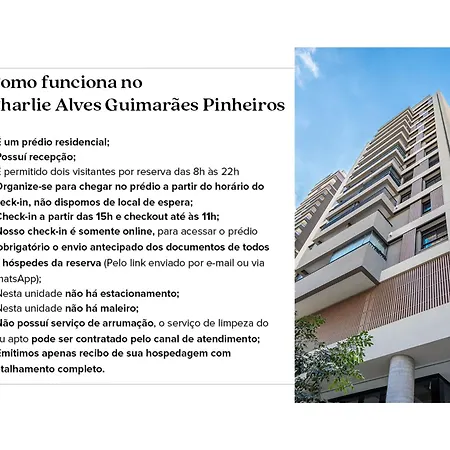 Apartamento Charlie Alves Guimaraes Pinheiros São Paulo Exterior foto